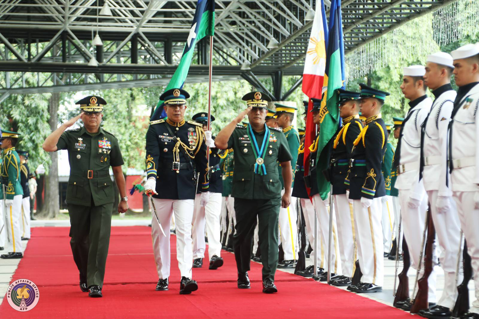 Armed - Troops of the Armed Forces of the Philippines led by the Deputy ...