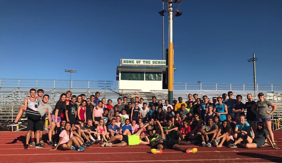 Greenway Track - Today, the Demons Track & Field team...