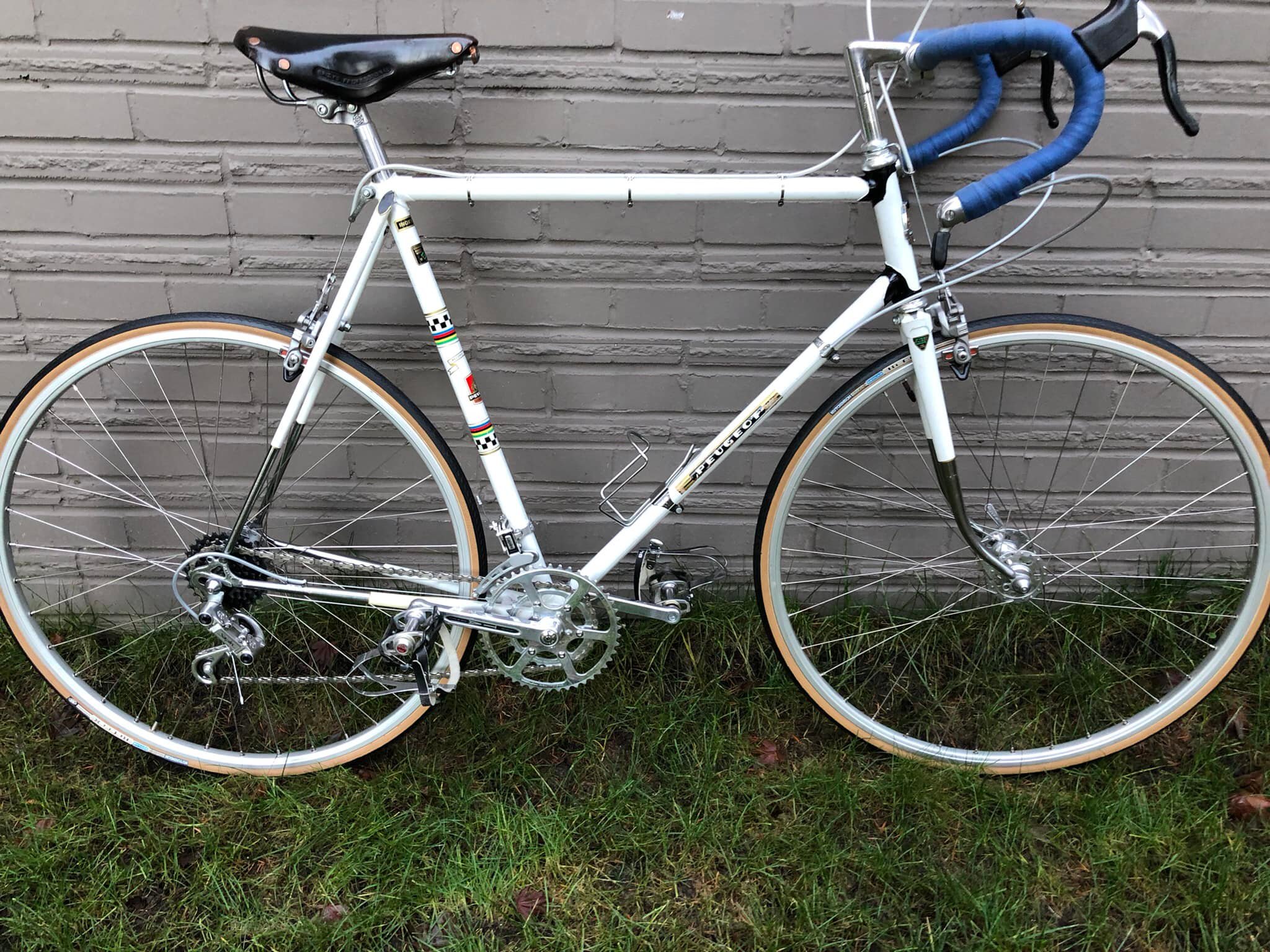 Vélo De Course Peugeot PX10L Vintage 1972 - Cadre 60cm Acier Blanc - 10 Vitesses - Pour Collection Ou Balade Rétro