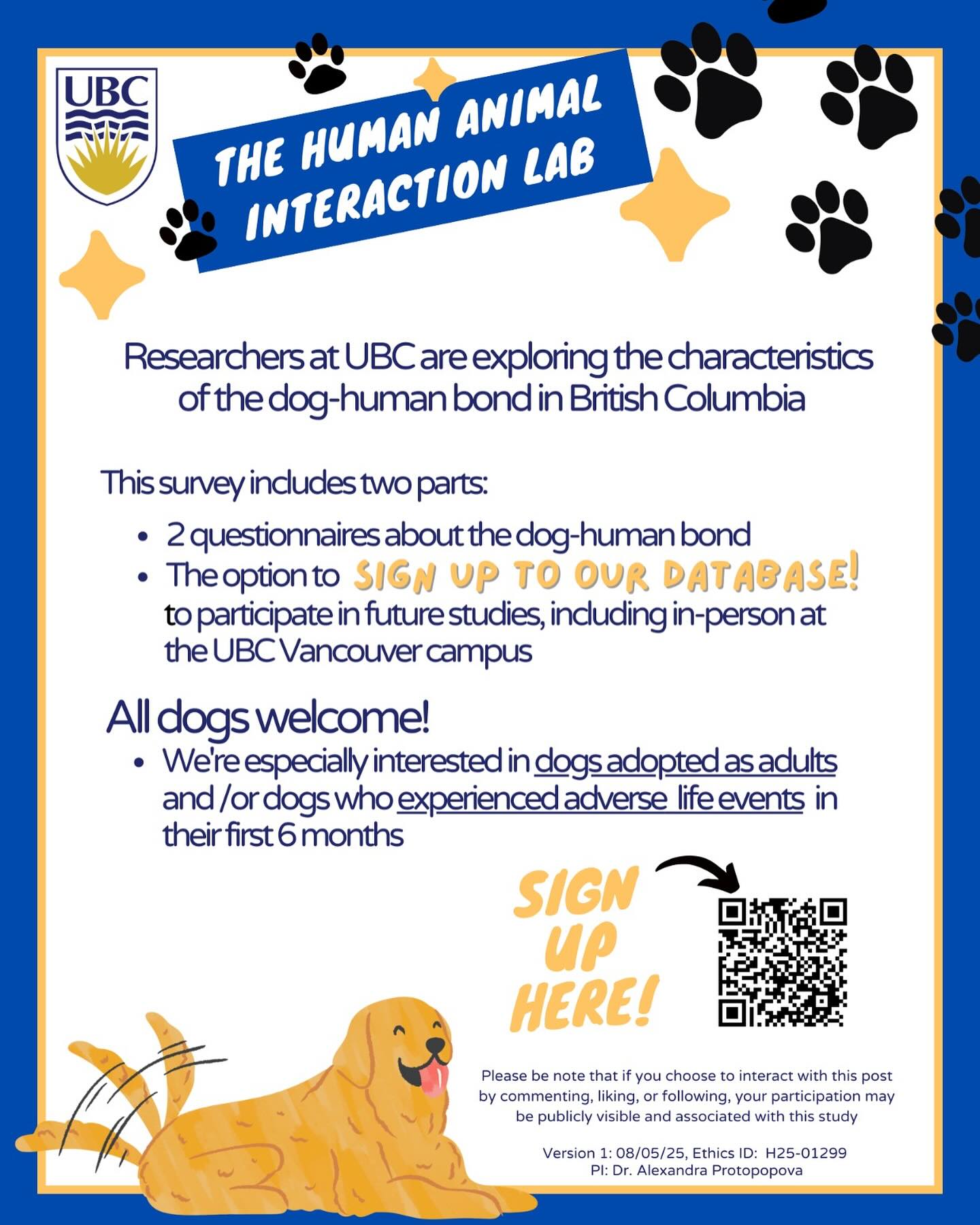 UBC Human-Animal Interaction Lab | Vancouver BC