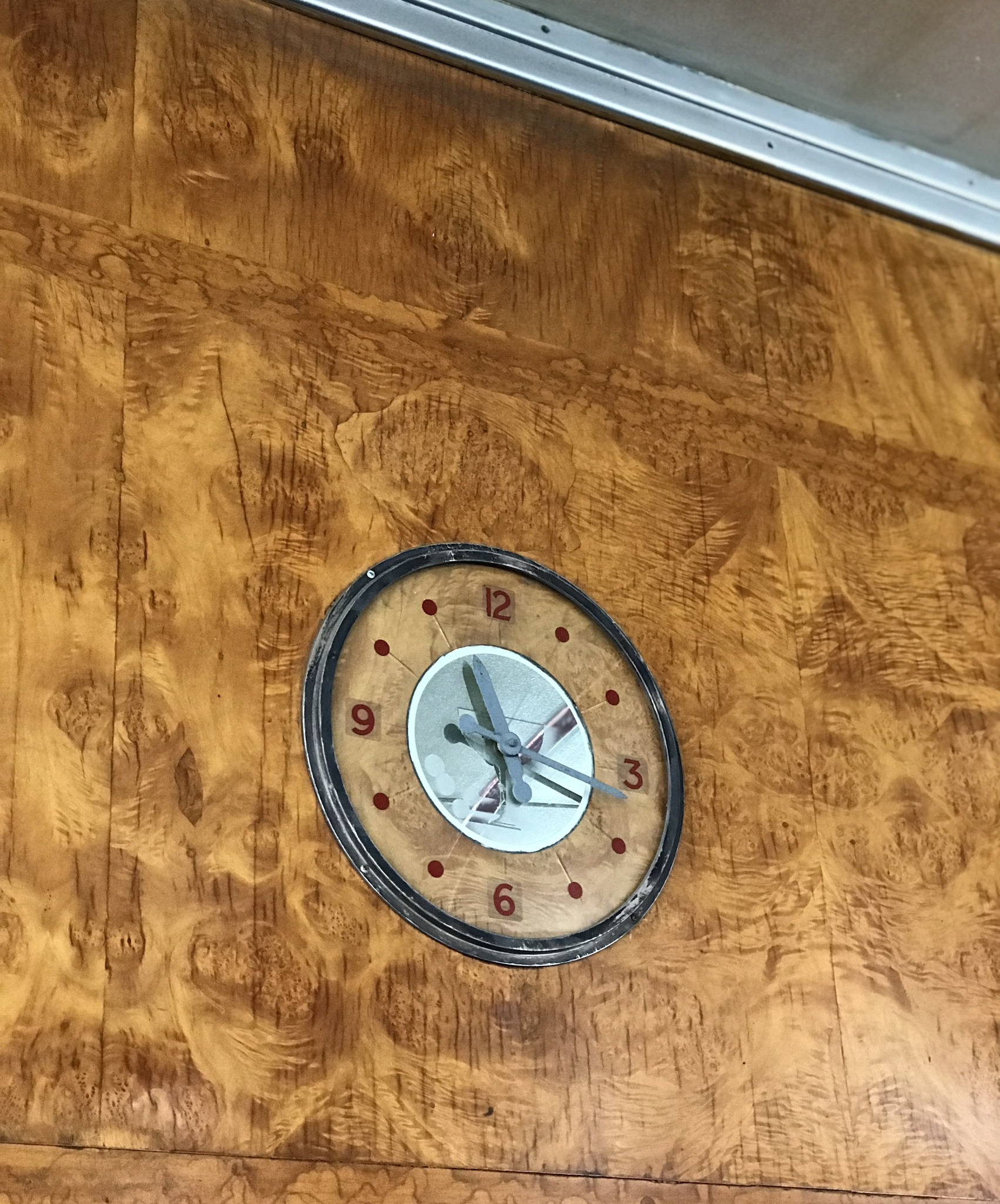 RMS Queen Mary - The art deco cocktail clock located above... | Facebook