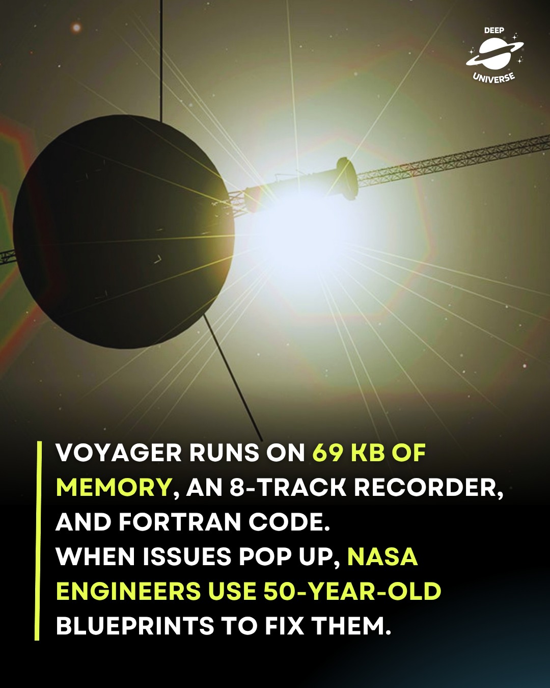 Deep - This might just blow your mind. The legendary Voyager spacecraft ...