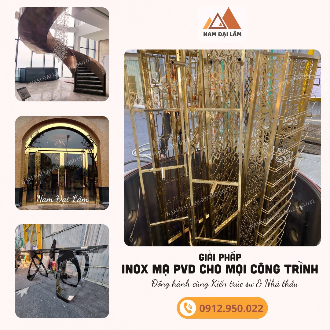 Gia công inox mạ màu PVD added... - Gia công inox mạ màu PVD