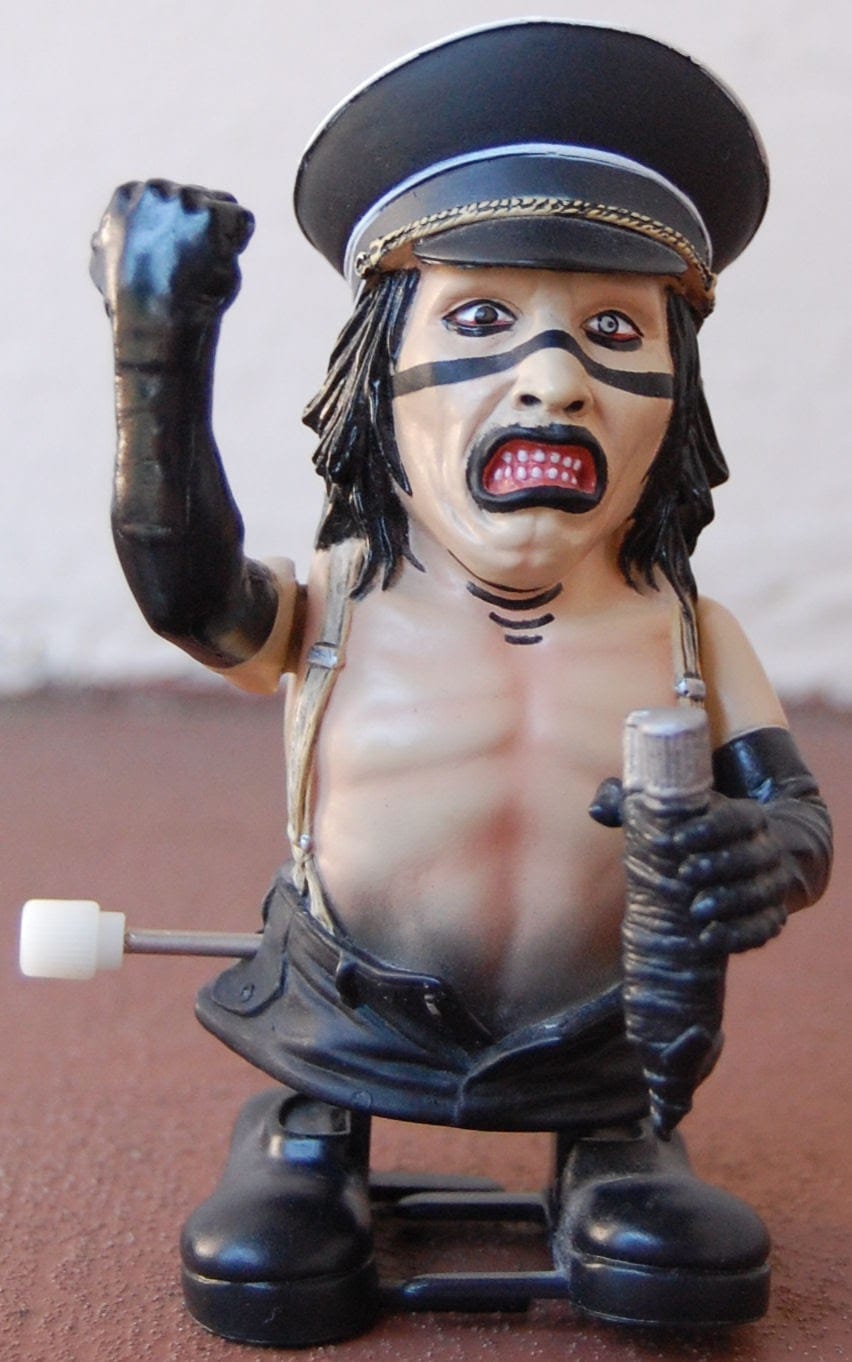 Marilyn Manson wind-up figures review