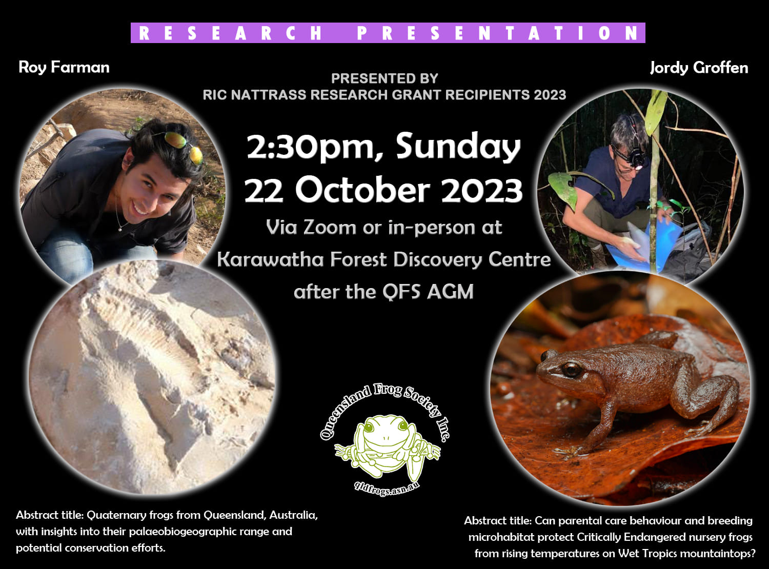 Don't miss this! If you're... - Queensland Frog Society Inc.