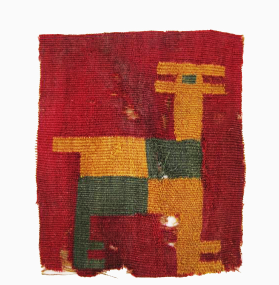 A3 - Este fragmento textil inca representa una llama de forma ...