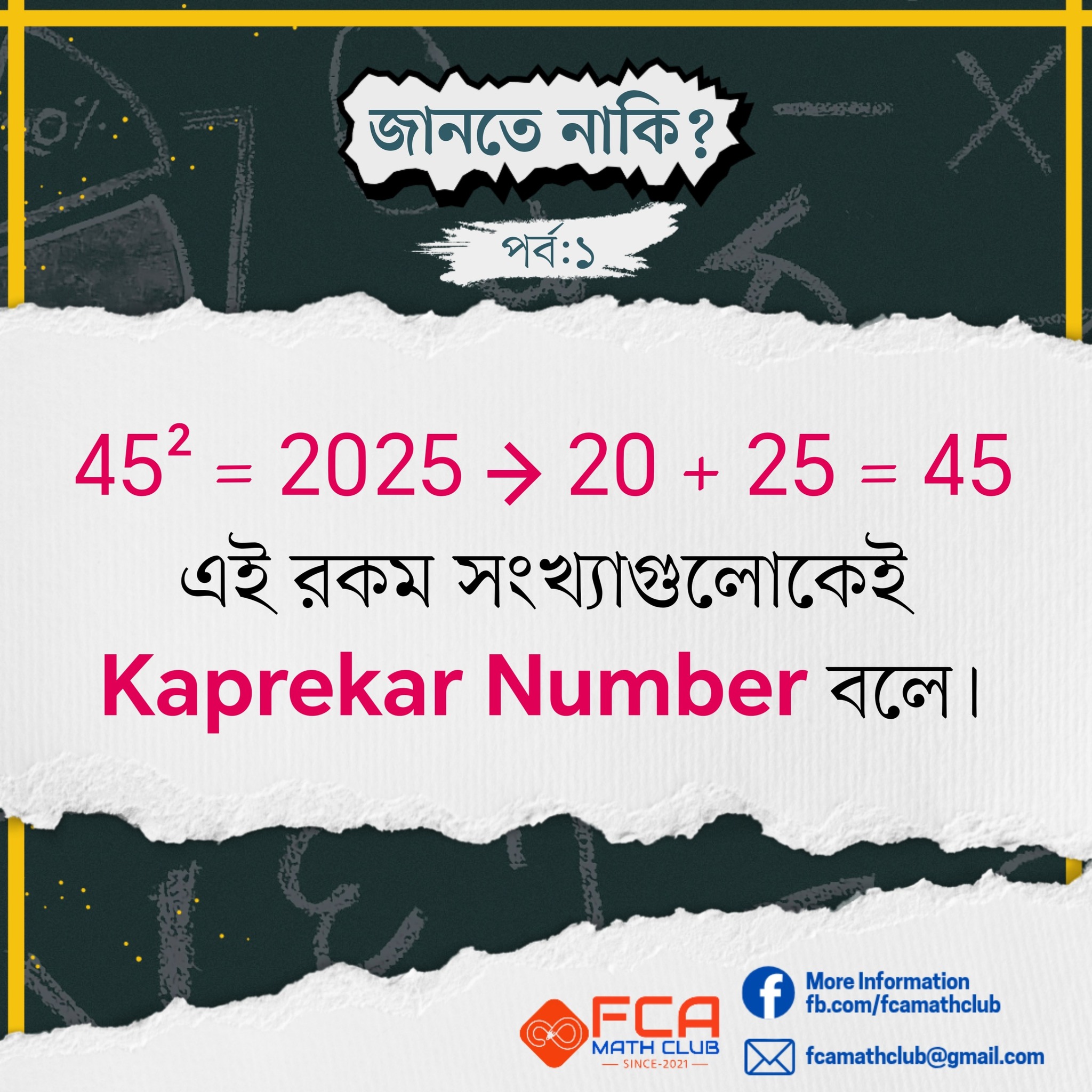 FCA Math Club | Dhaka