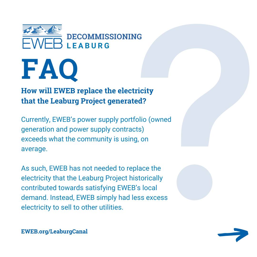How will EWEB replace the... - Eugene Water & Electric Board | Facebook