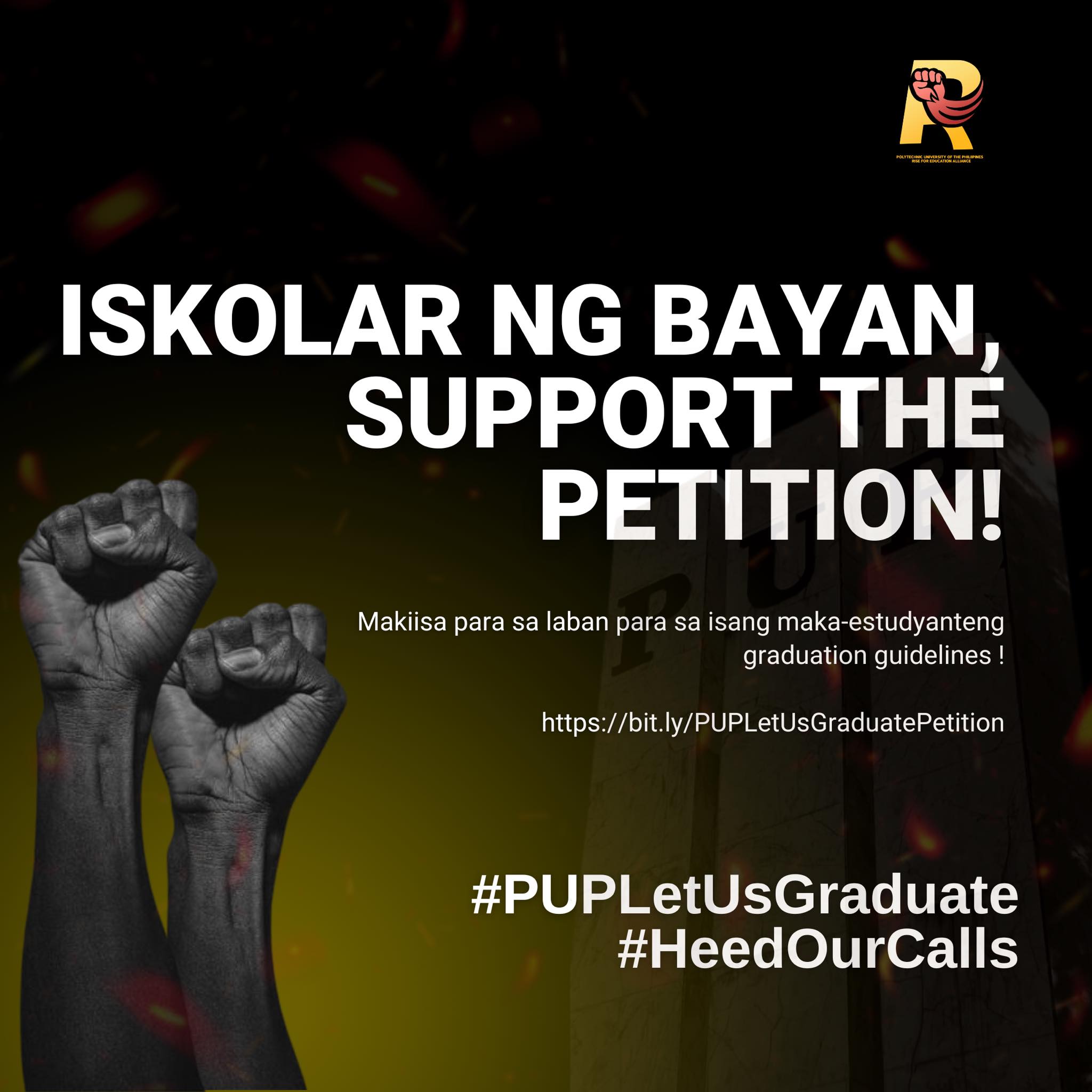 #CPSPAgtatapos | PUP LET THE ISKOLARS GRADUATE! The PUP student ...