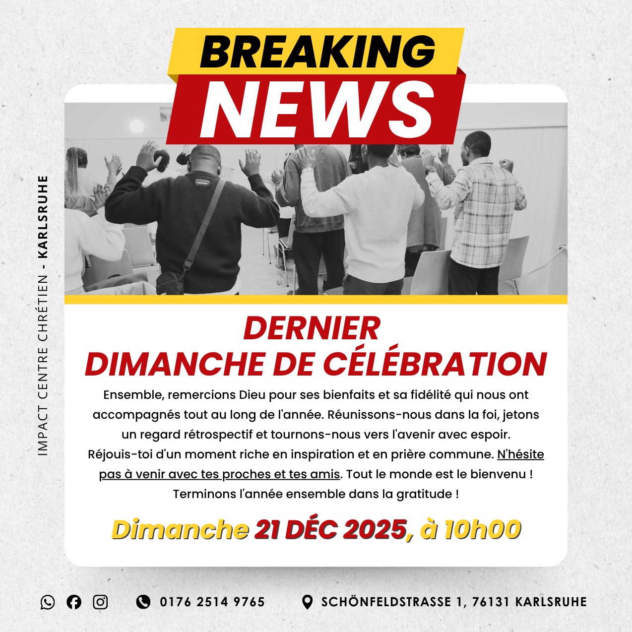 Impact - Nous t'invitons à notre dernier culte de célébration de l ...