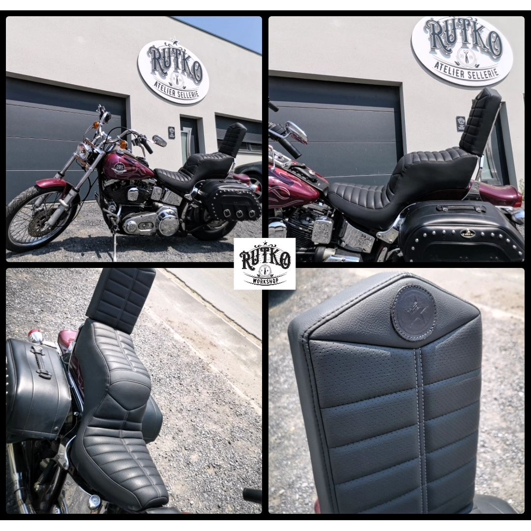 Sellerie Rutko - Grosse transfo pour cette selle biplace d...