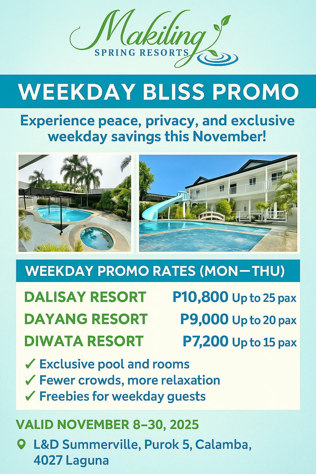 Makiling Spring Resorts | Calamba