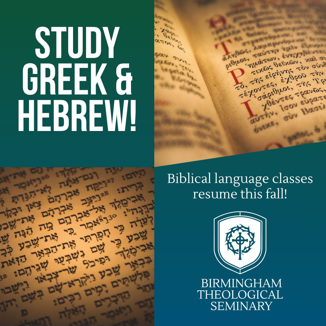 Today is the day to... - Birmingham Theological Seminary | Facebook