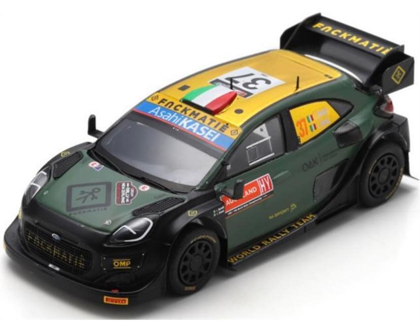 We're expecting the Spark 1/43 Ford Puma Rally1's, from Monte