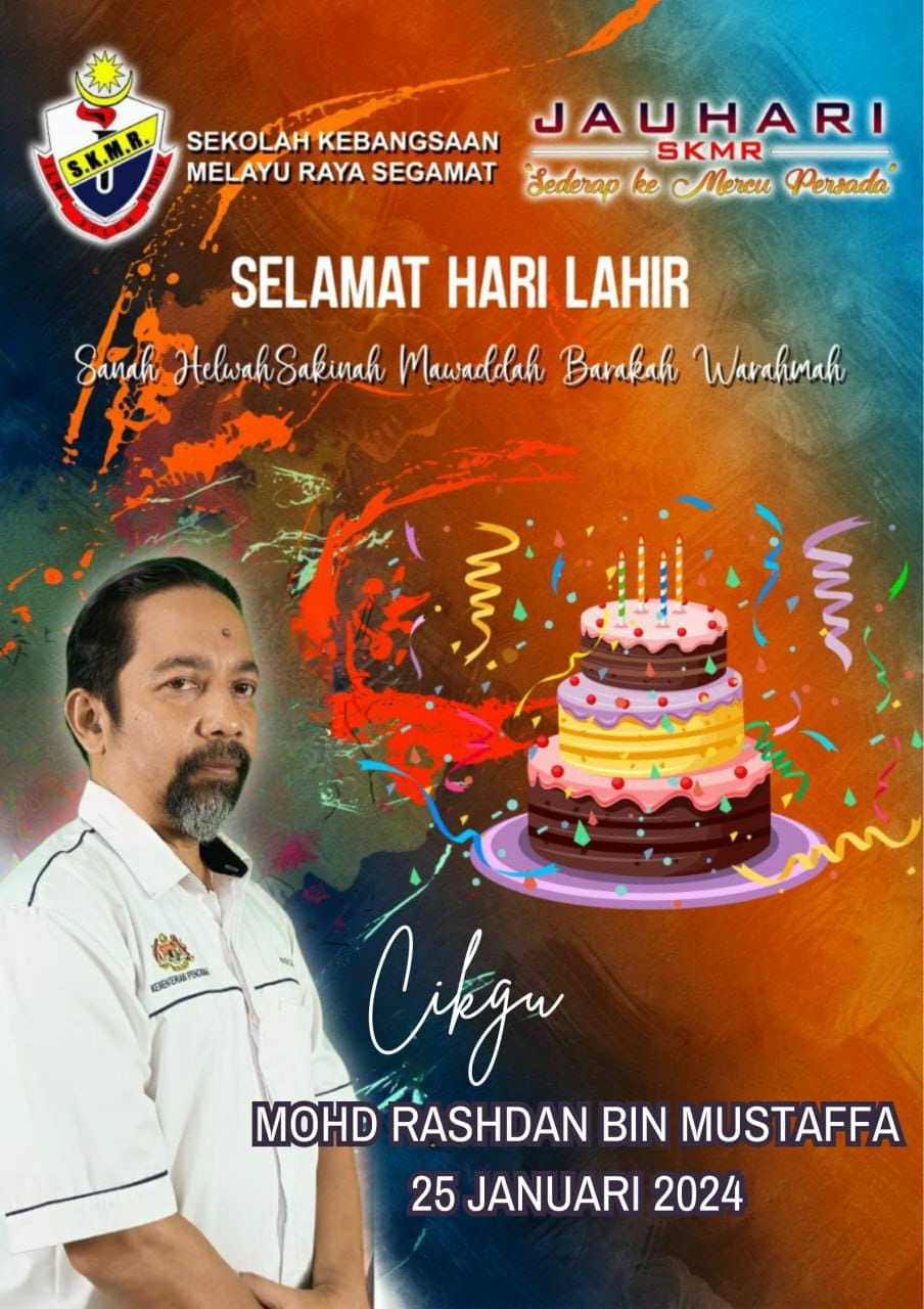 Skmelayuraya - 💕🌺💕 SANAH HELWAH💕🌺 CIKGU MOHD RASHDAN🎂🌷🎉🎊 Semoga Allah ...