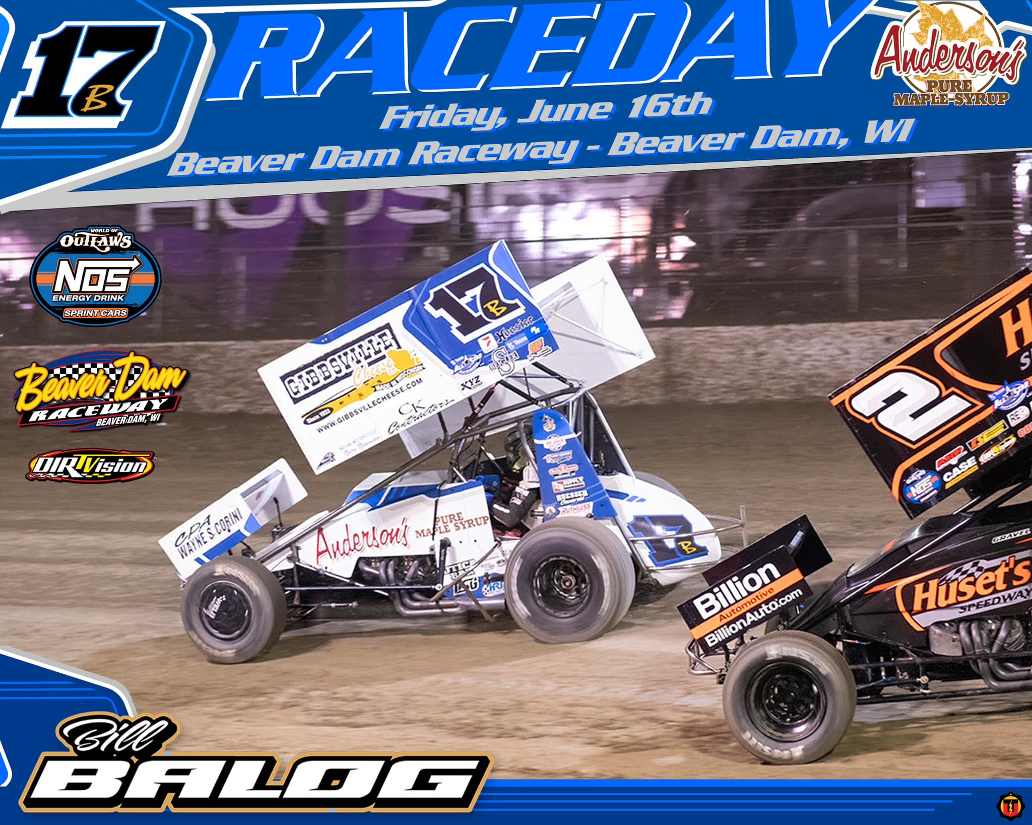 Bill - It’s Race Day at Beaver Dam Raceway with the World of Outlaws ...