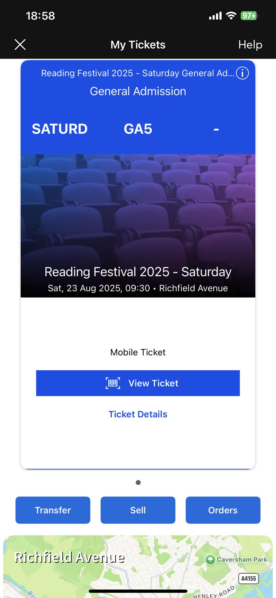 Concert Tickets | ‼️1x Reading Festival Ticket for sale for Saturday ...