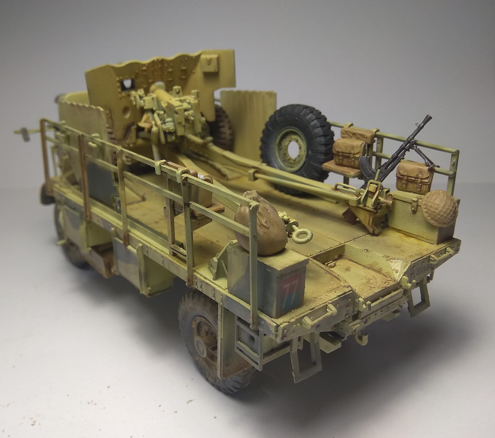 Bedford QL model with 6 pdr AT gun