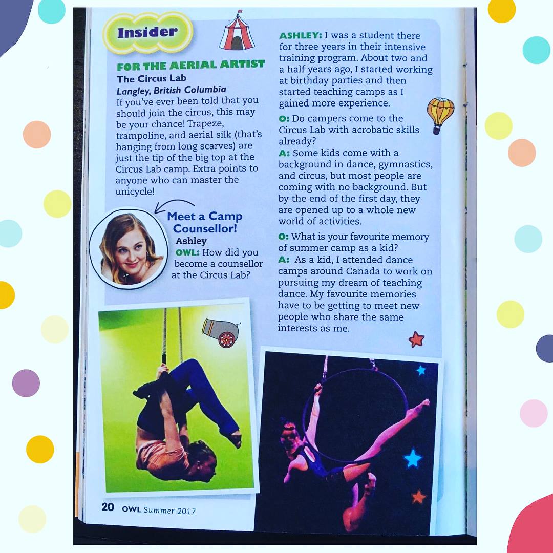 The Circus Lab is one of 6 camps... - The Circus Lab Inc.