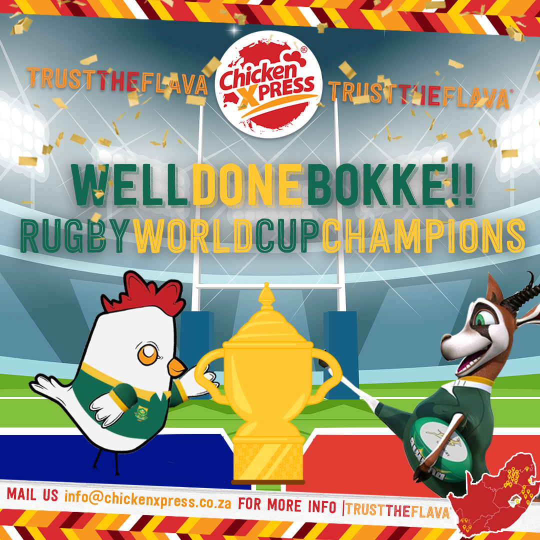 Chicken Xpress - CONGRATULATIONS TO SOUTH AFRICA!! Rugby... | Facebook