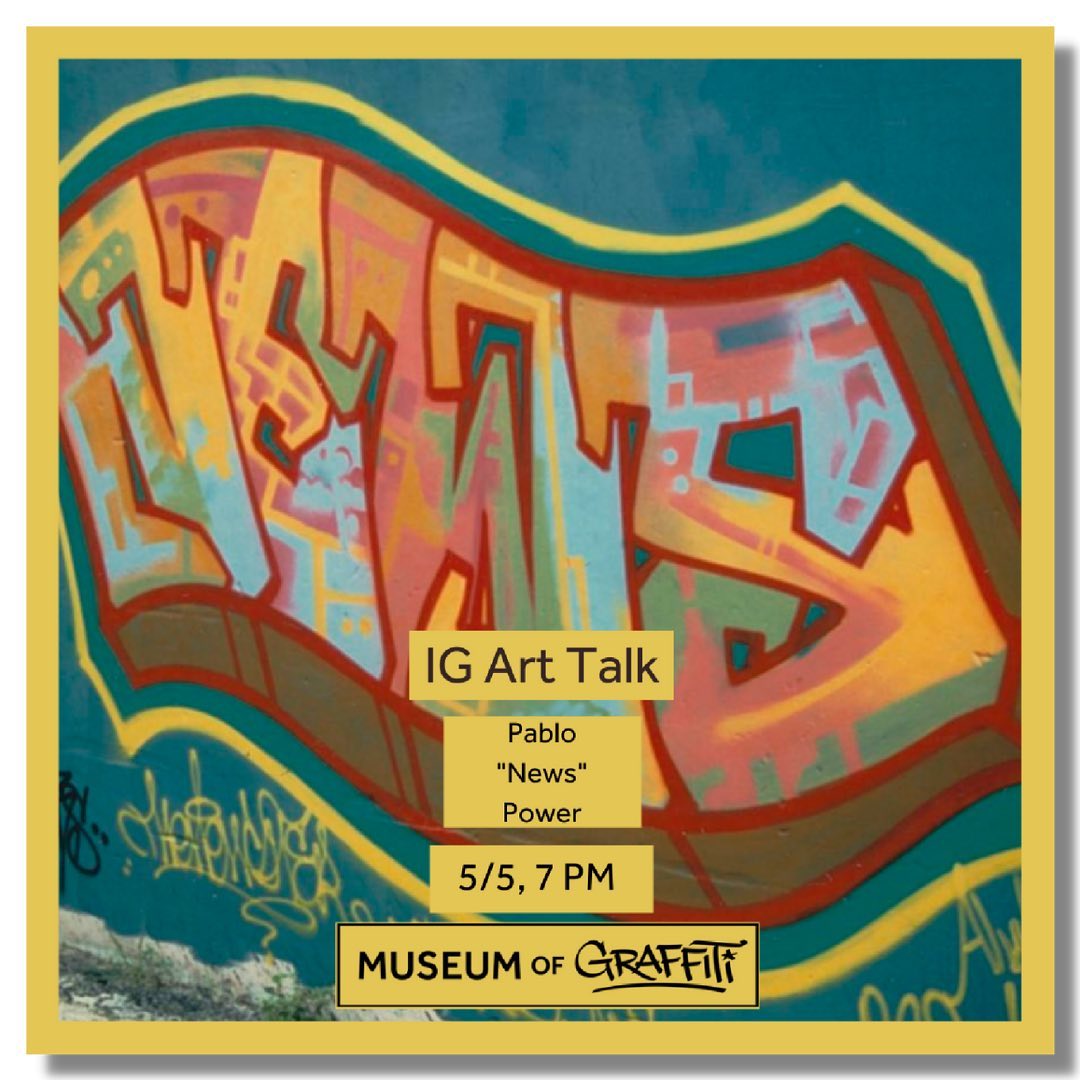 #ArtTalk Pablo Power was born in a... - Museum of Graffiti