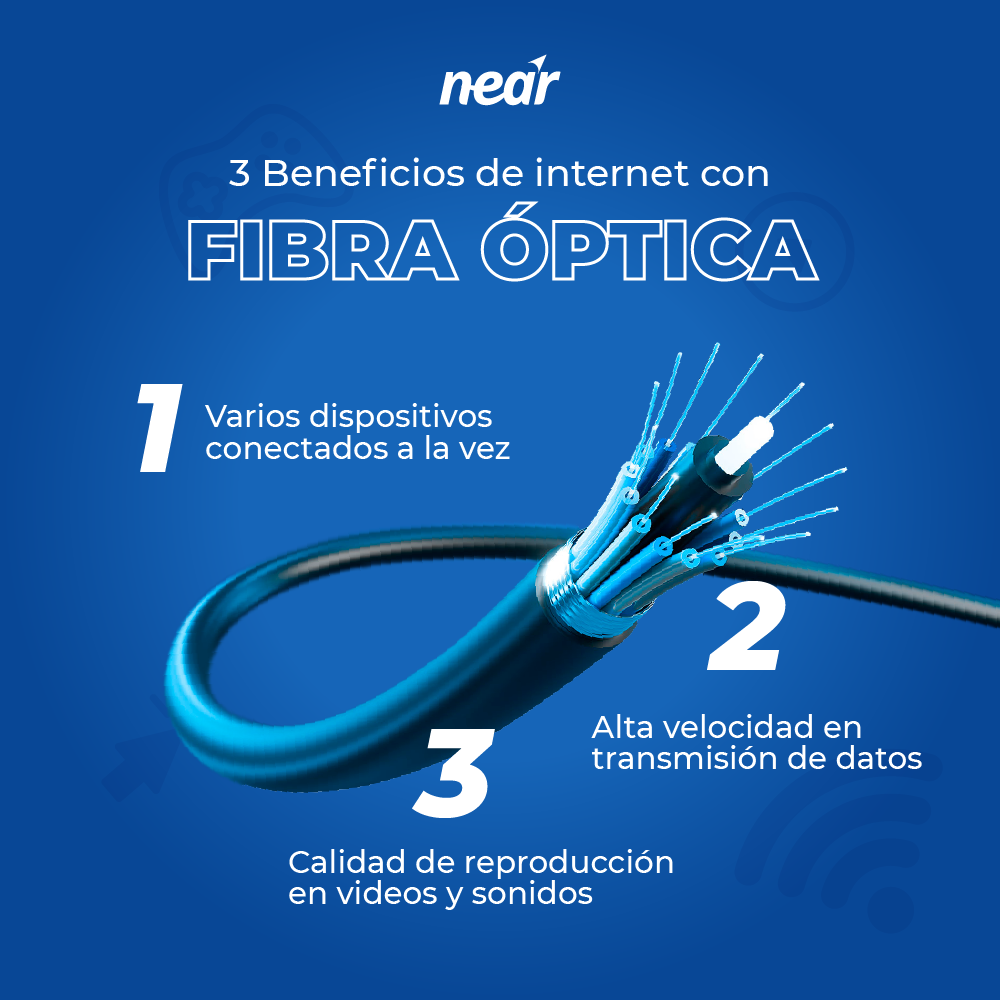 Near - 🚀⚡️ 3 Beneficios de internet con FIBRA ÓPTICA »... | Facebook