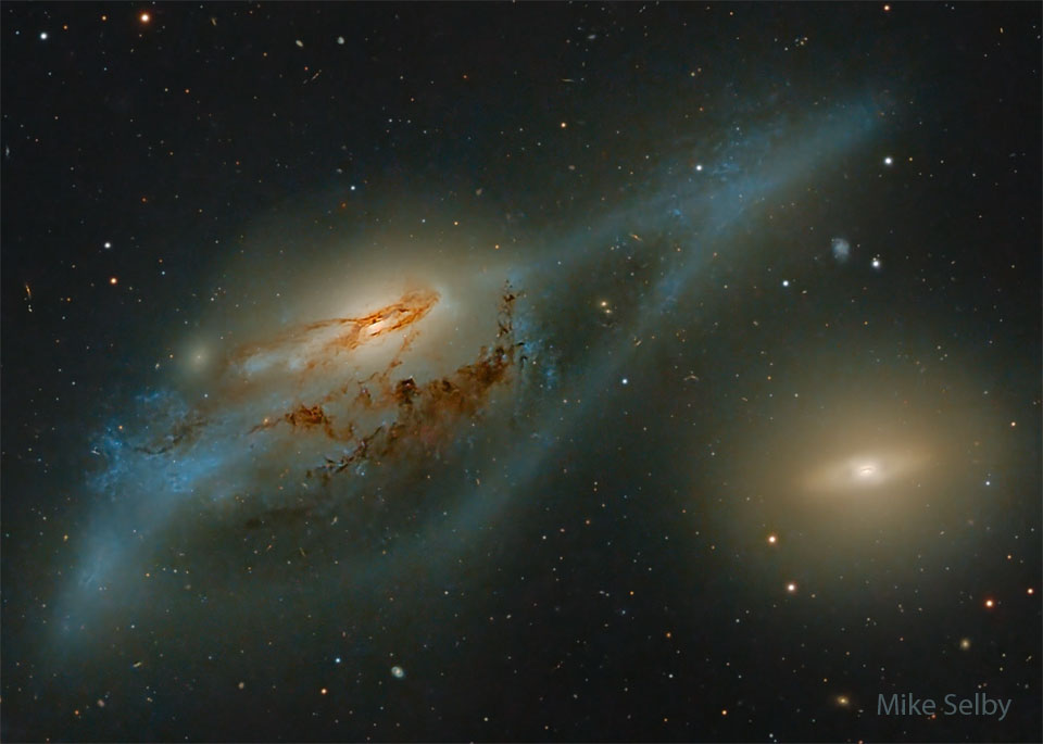 Corpus - Today, let's learn about ... The Eyes in Markarian's Galaxy ...