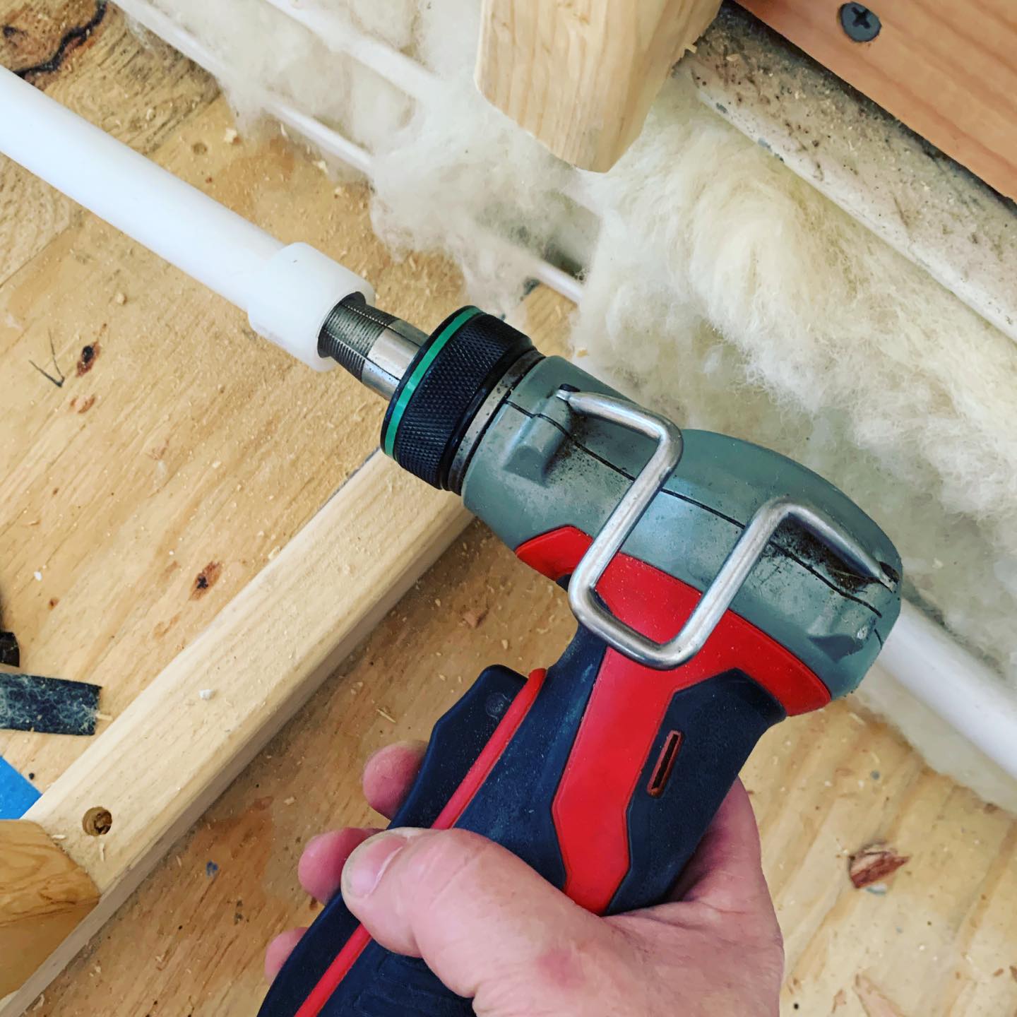 The Bus Life - First PEX-A fitting being installed on the... | Facebook