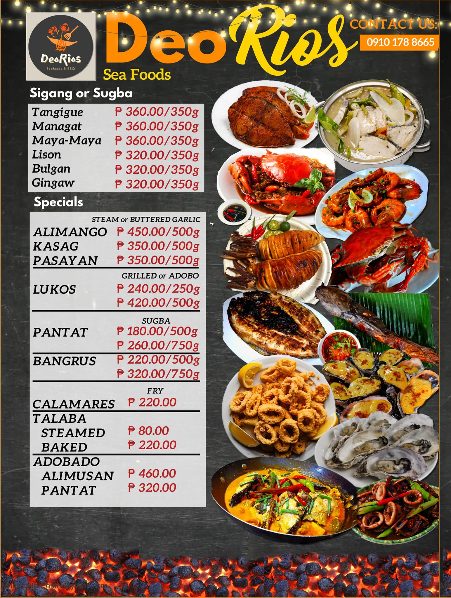 DeoRios Seafoods & BBQ Restaurant, Paloc So-ol, Dumangas