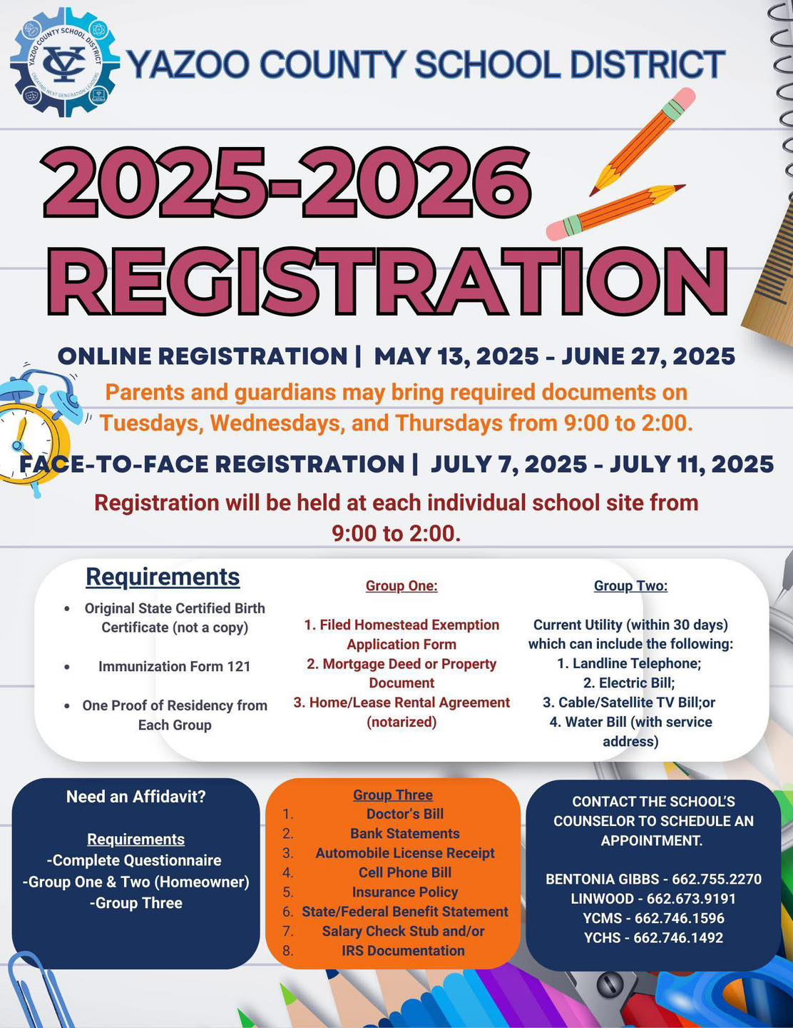 Bentonia - There are two days left to register for the 2025-2026 school ...