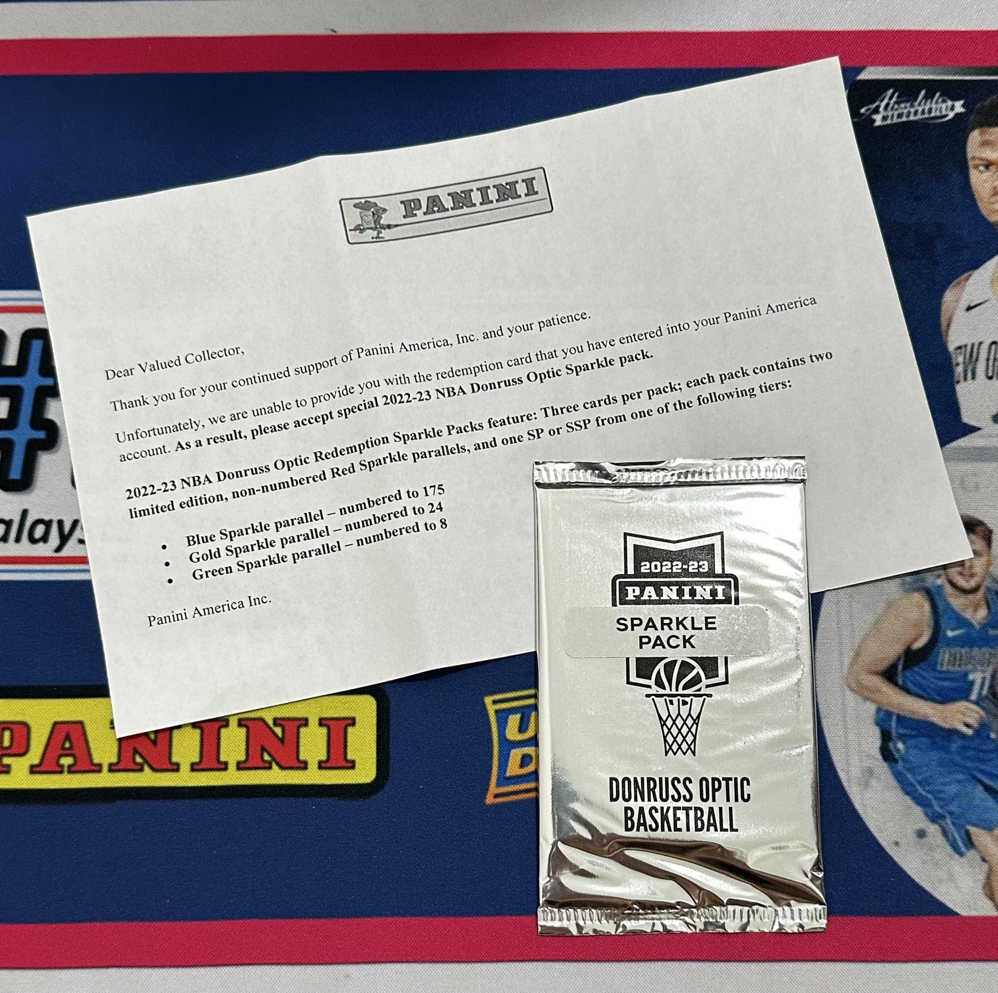 How many 2022-23 NBA Donruss Optic Sparkle Packs have you broken?