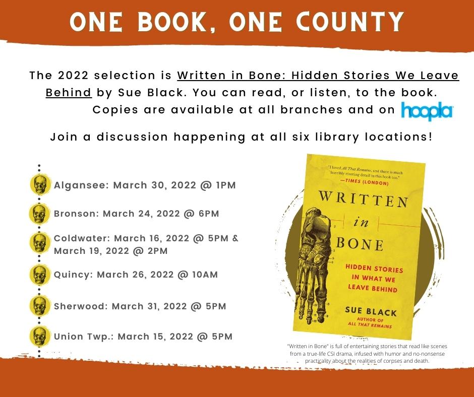 Book talks for the 2022 OBOC... - Branch District Library | Facebook