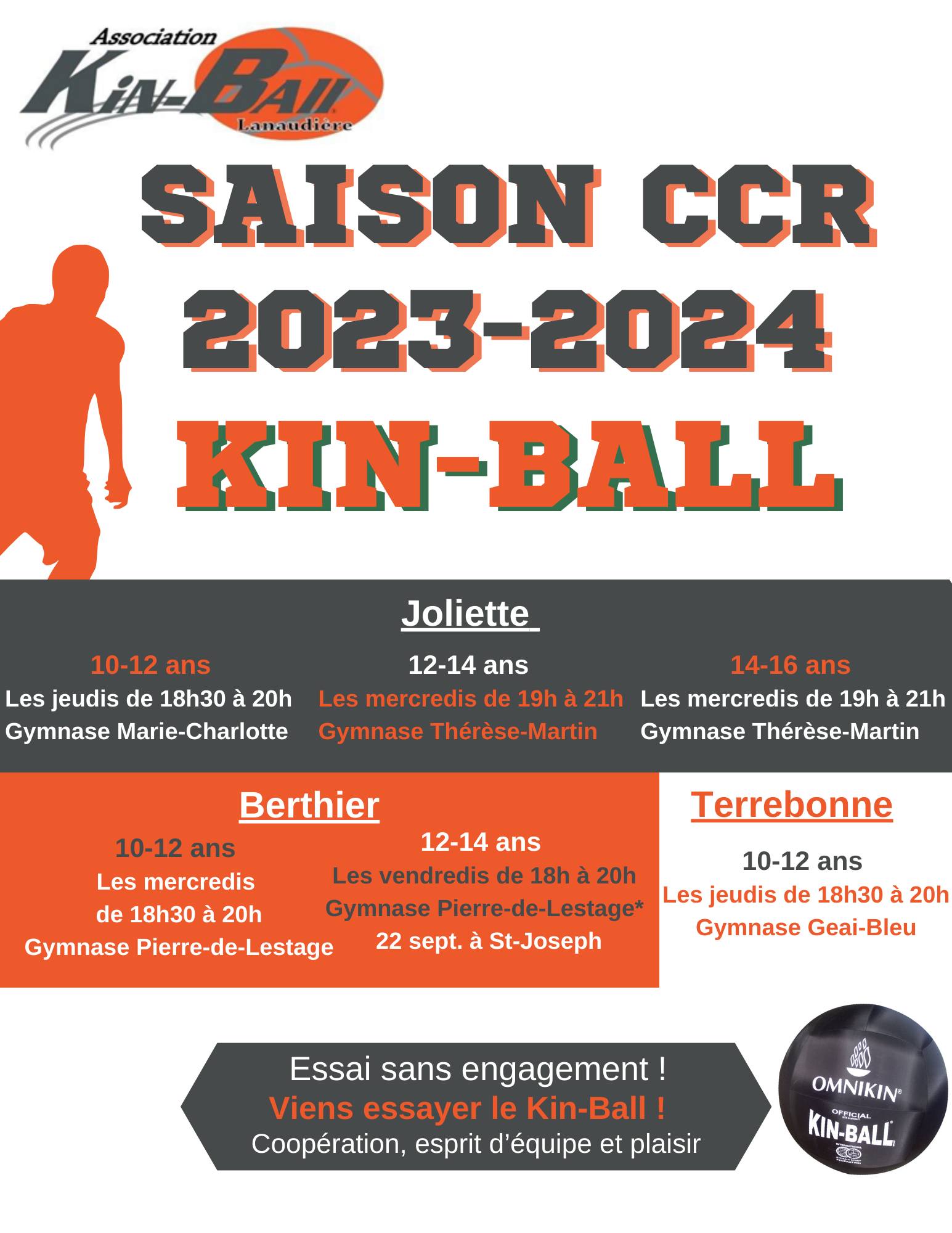 Association Régionale de Kin-ball de Lanaudière | Joliette QC