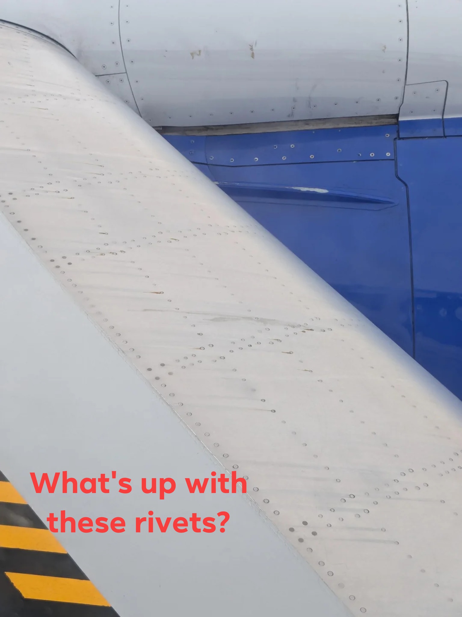 Aviation - What's up with these rivets? | Facebook