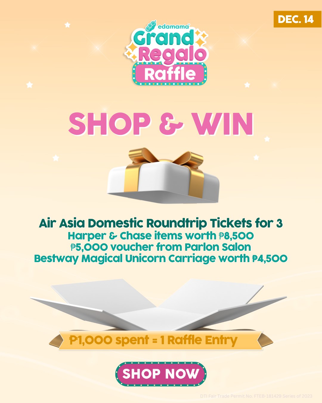 edamama - Sali na sa Grand Regalo Raffle namin where you...