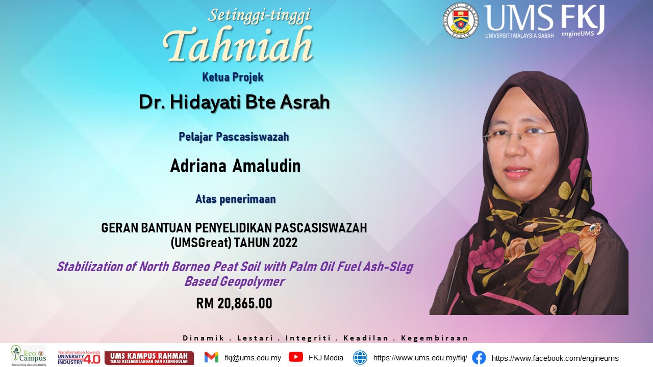 Congratulations to Dr. Hidayati... - Fakulti Kejuruteraan UMS | Facebook