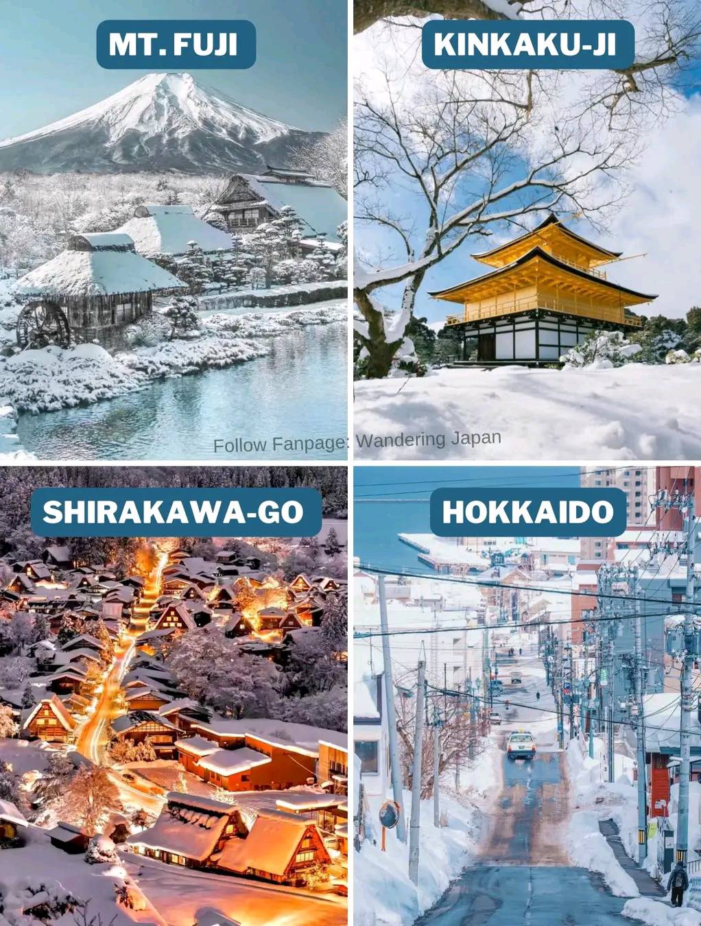 日本雪景