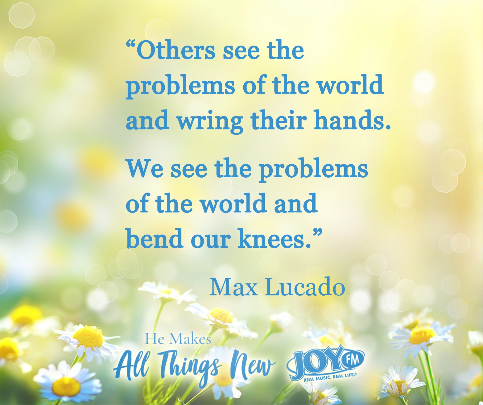 Joy - We serve the God who is able to make all things new. 🙌 We're ...