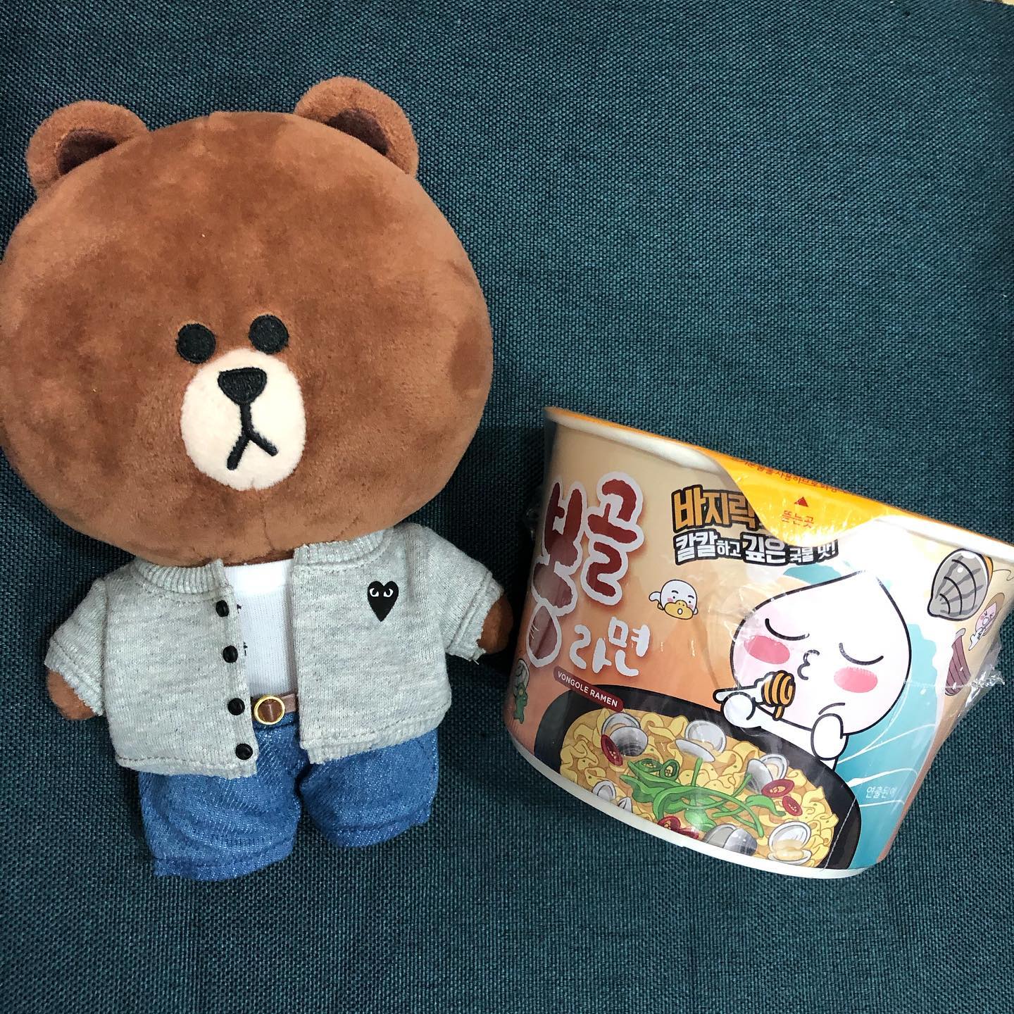 Cartoon Station - 熊大大新造型😊 為食的他今次無預cony🤣自己買左兩款杯麵獨食☺️好好味🥰... | Facebook