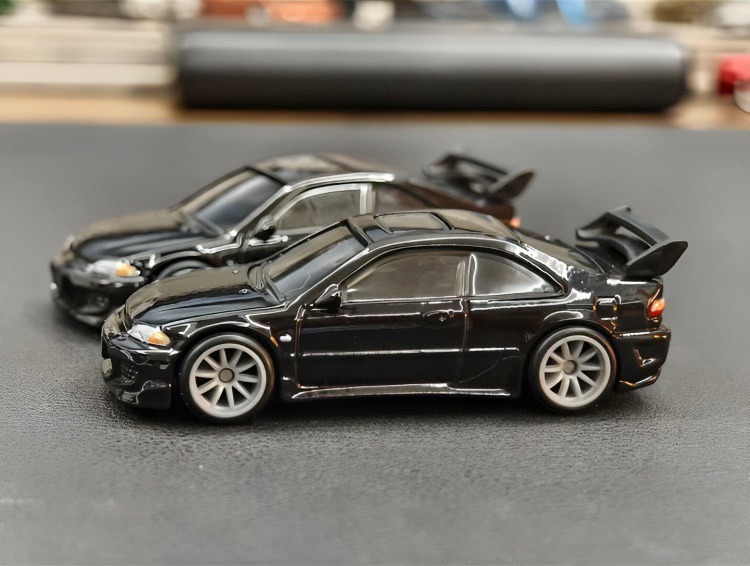Sleek 1993 Honda Civic Coupe EX Hot Wheels premium model