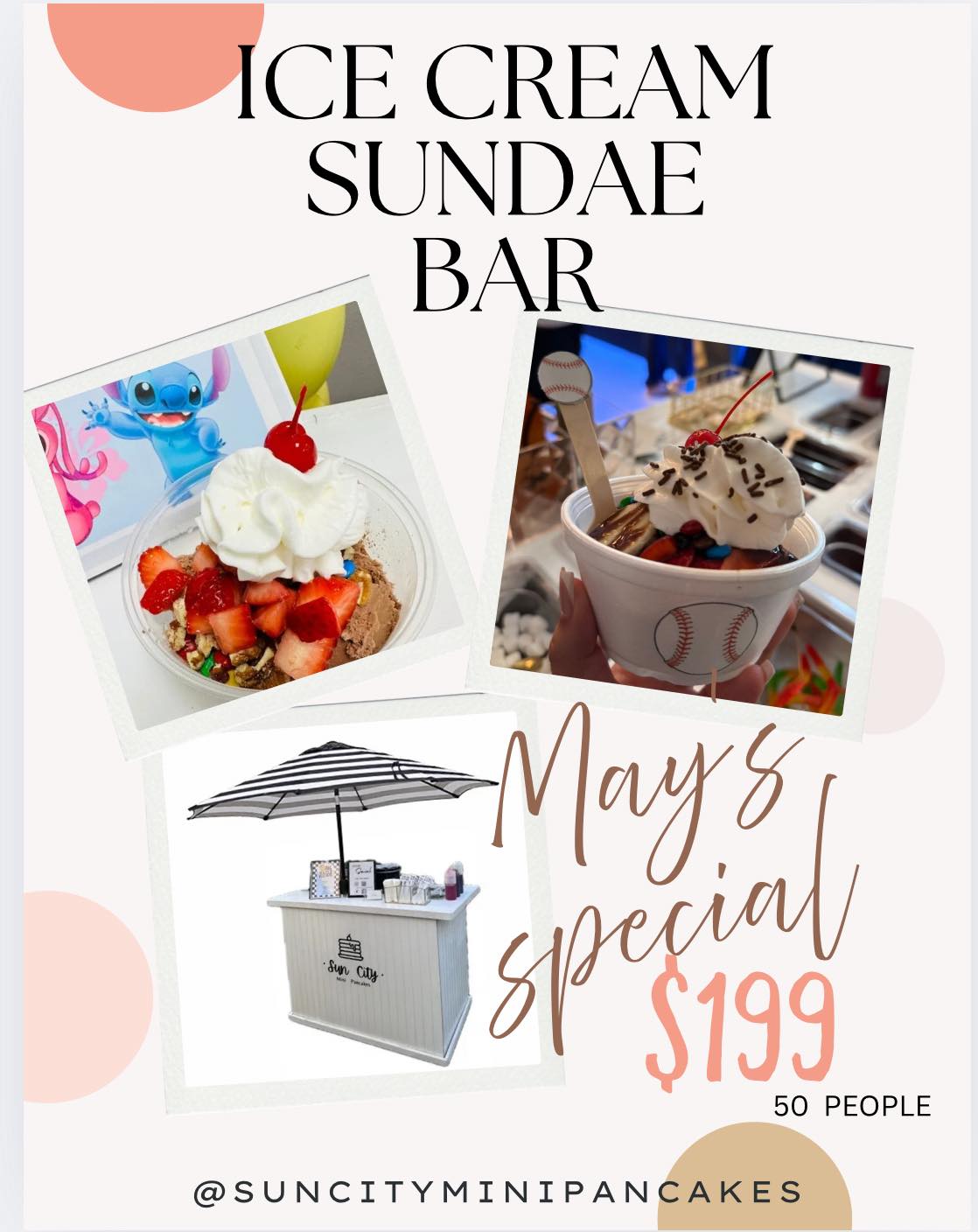 Sun - 🍨 Sundae Delight Ice Cream Bar 🍨 Sweeten Your May with a Scoop of ...