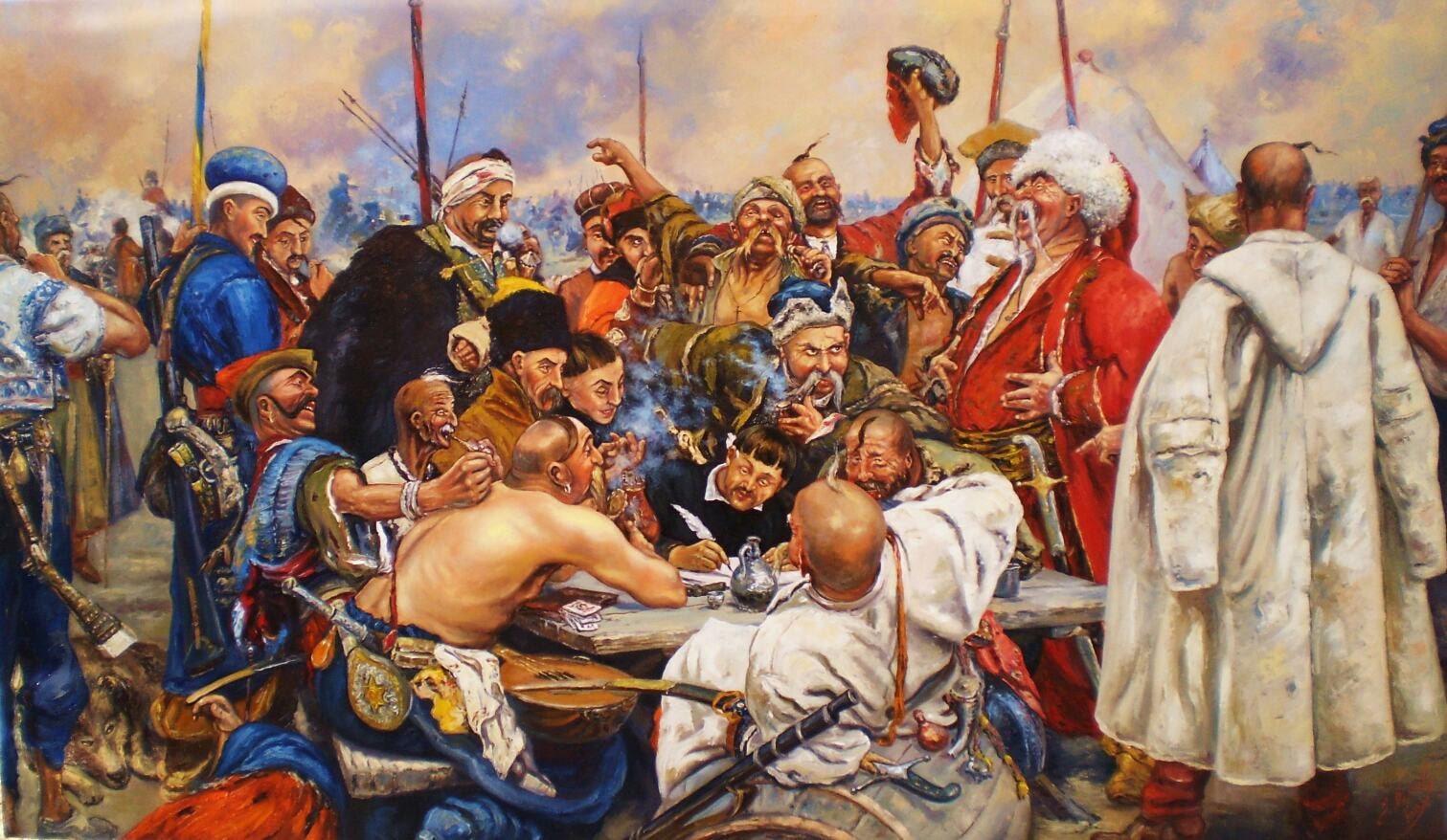 mali-ski-art-kopia-obrazu-i-riepina-kozacy-pisz-list-facebook