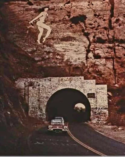The Pink Lady Malibu Tunnel. 1966