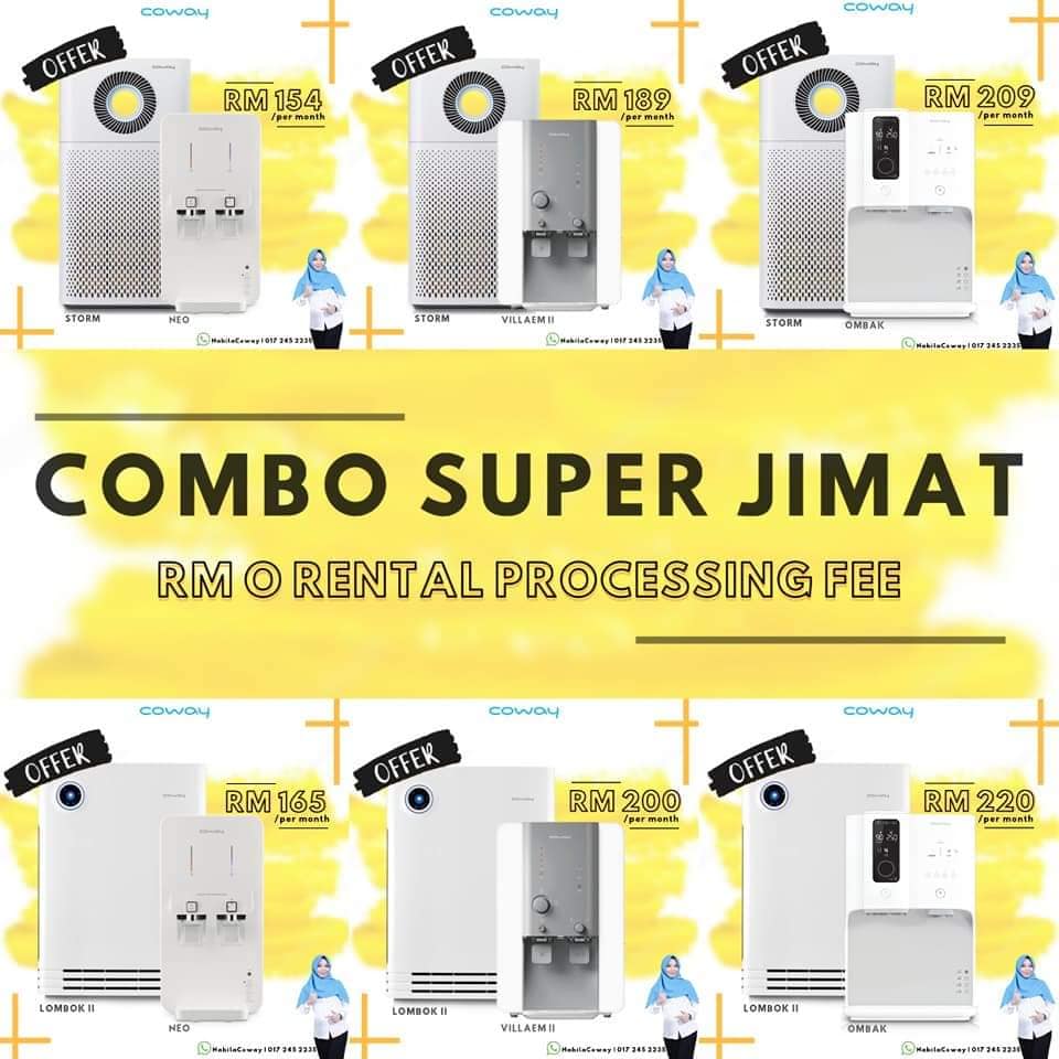 ⚡ PROMOTION COMBO RAYA ⚡ PENAPIS... - Coway Seri Iskandar | Facebook