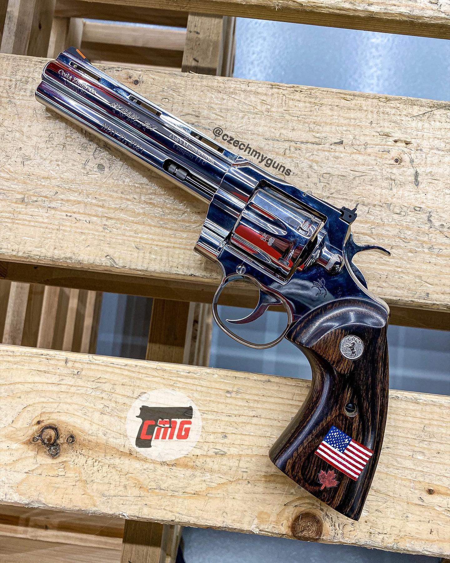 Czech My Guns - 🇬🇧 This limited edition of Colt Python in... | Facebook