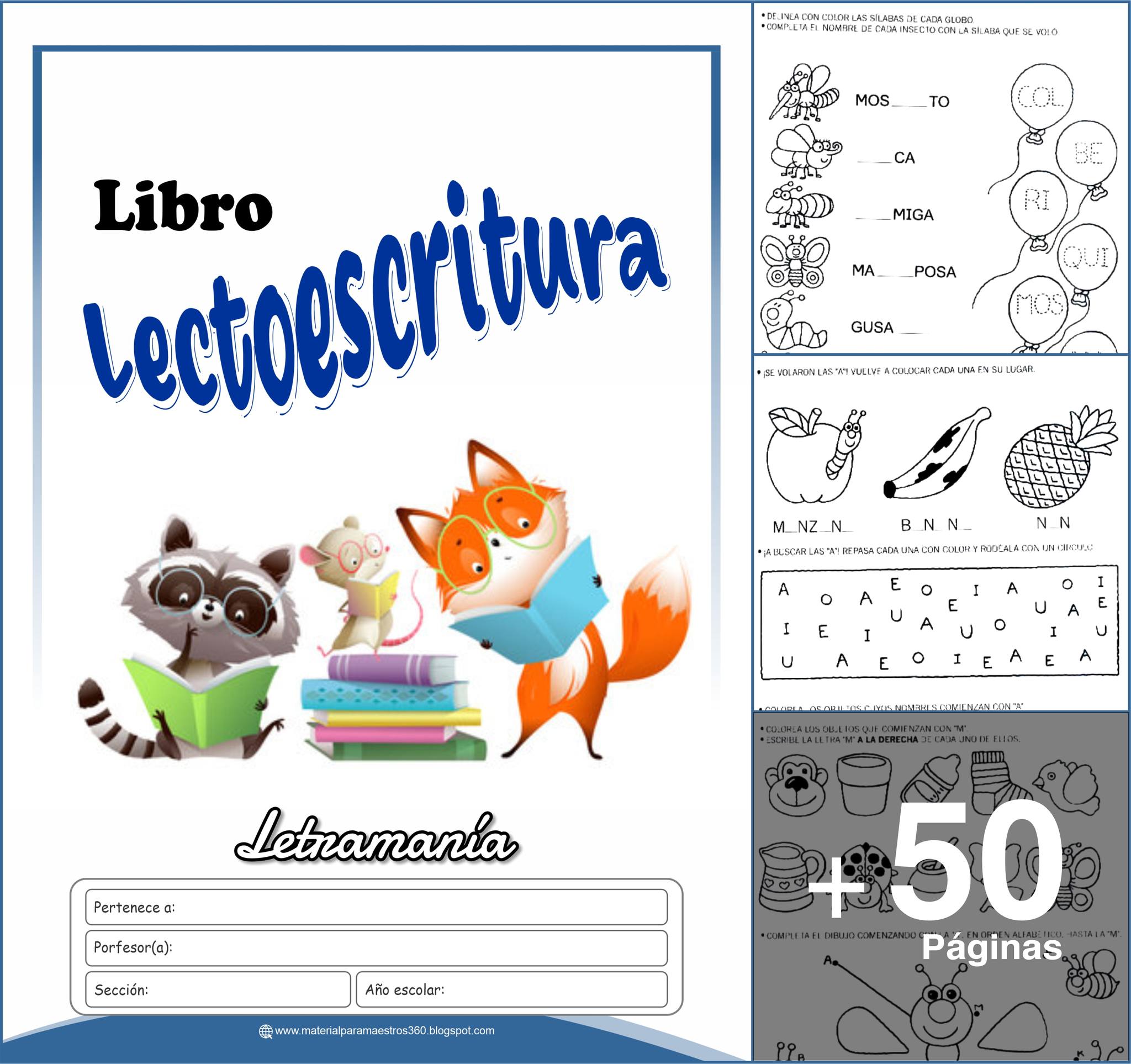 Sector - LIBRO DE LECTOESCRITURA - Inicial y Primaria LETRAMANIA☑️ ⬇ ...