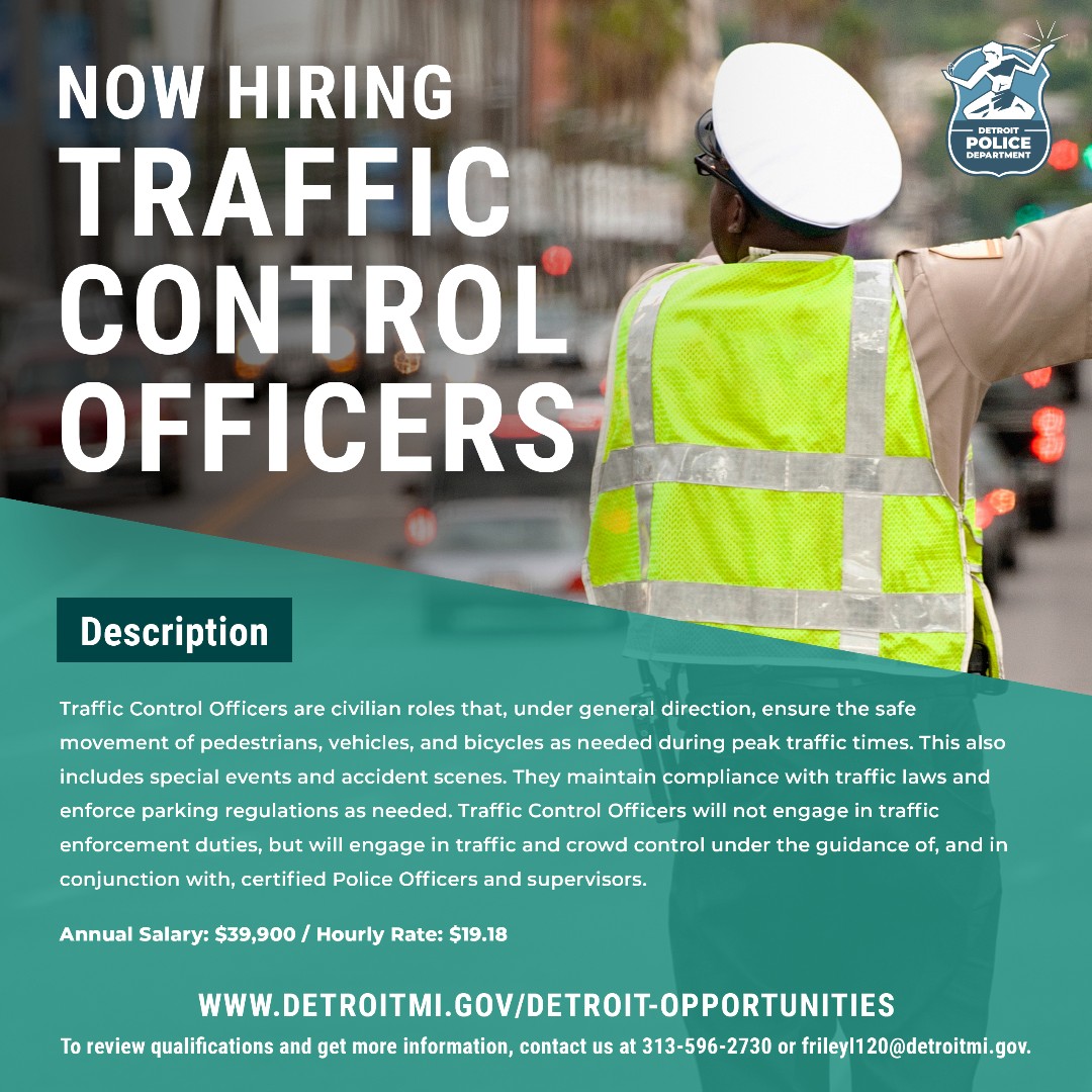 🚨NOW HIRING🚨 We are looking... - Detroit Police Department | Facebook