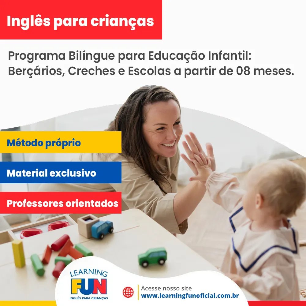 Learning Fun - 🏫 Sua Creche ou Escola possui Programa Bilíngue para ...