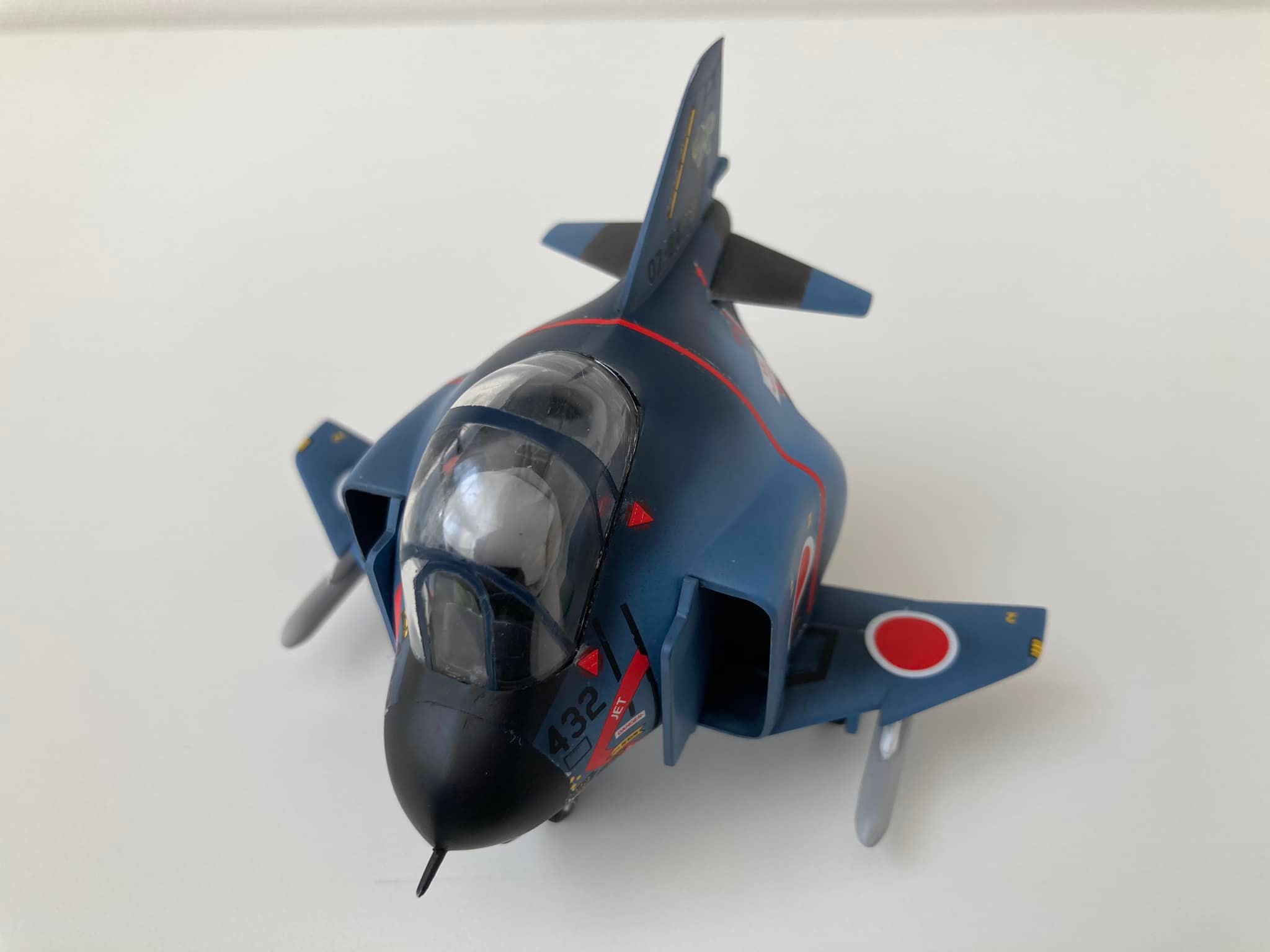 Hasegawa Egg Planes. JASDF F-4EJ Kai 8TFS. I painted my favorite 