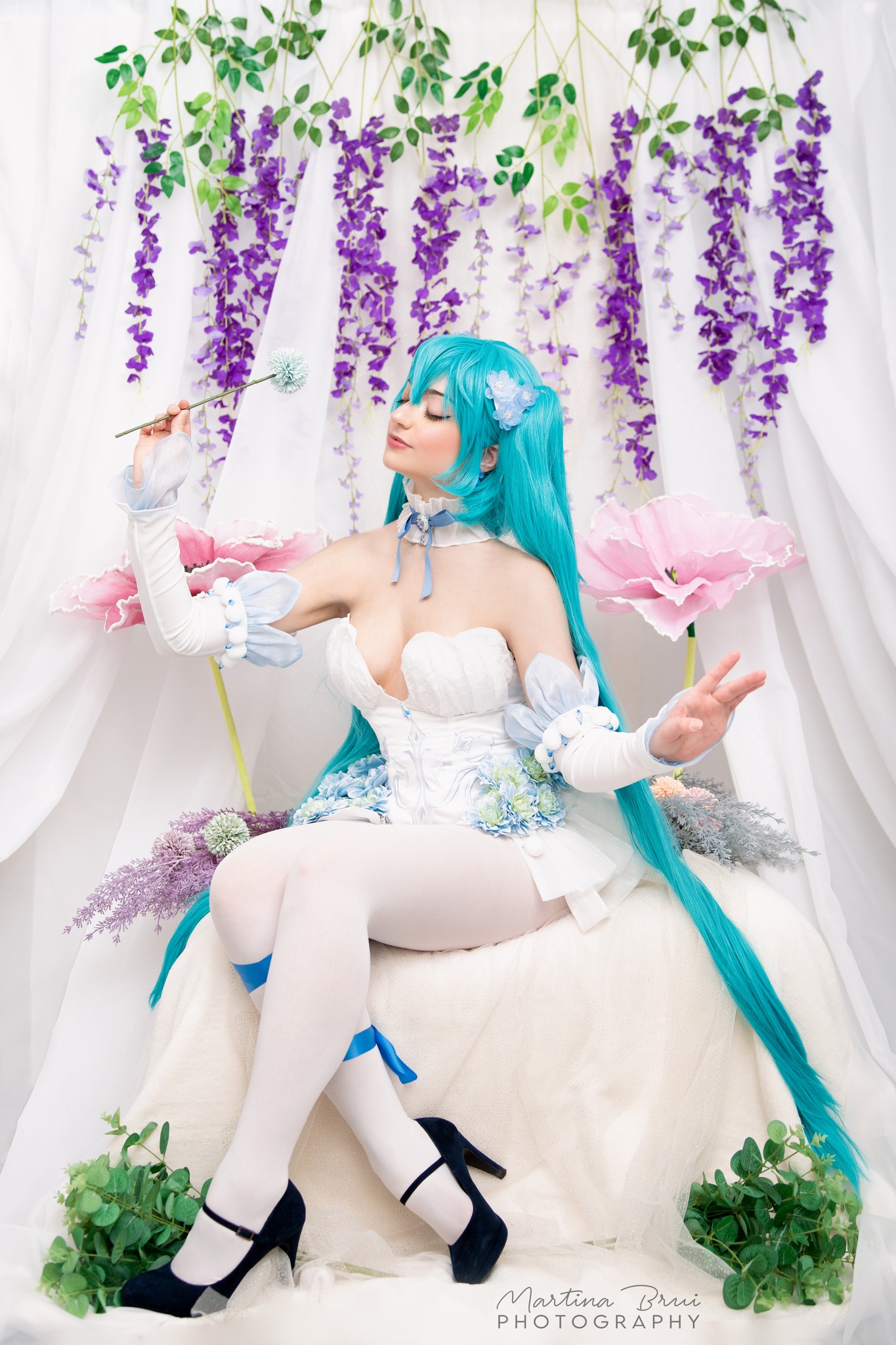Our love for this lovely Miku Flower Fairy Nemophilia Ver. is in